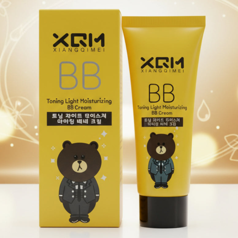 XQM BB Cream Baby Face Foundation Effect , Bear, YELLOW