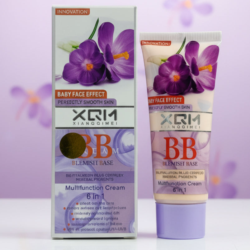 XQM BB Cream Blemish Base Multifunction 6 in 1 Lavender