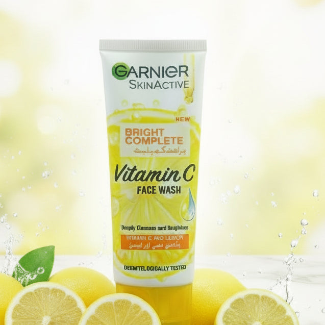 Garnier, Bright complete, Vitamin C facewash, 100ml
