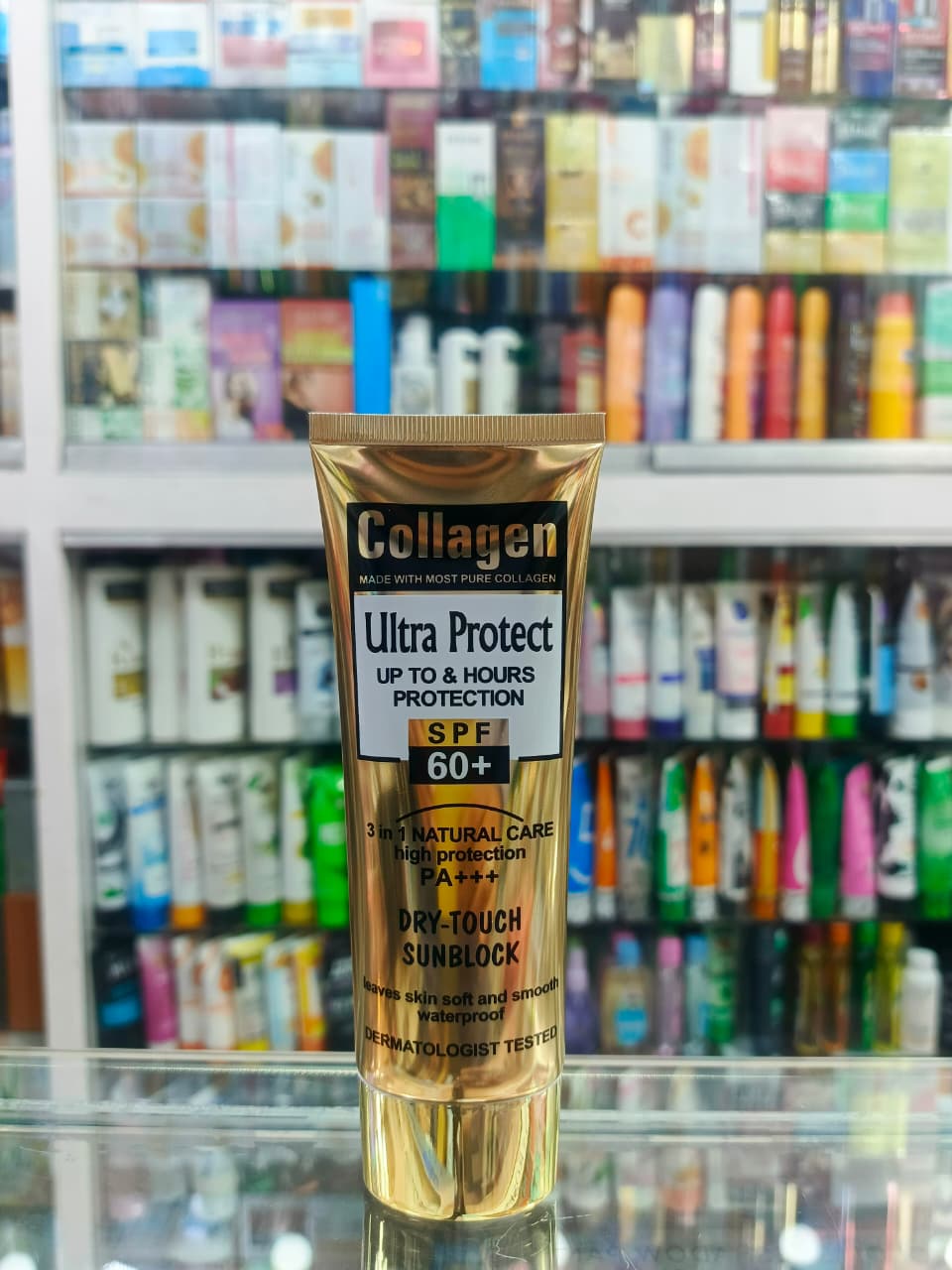 Fruit of wokali, Collagen ultra protect, dry touch sunblock, SPF-60