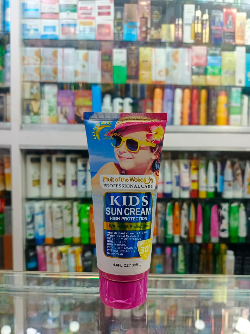 Fruit of wokali, Kids sunblock, cream high protection, SPF-30+