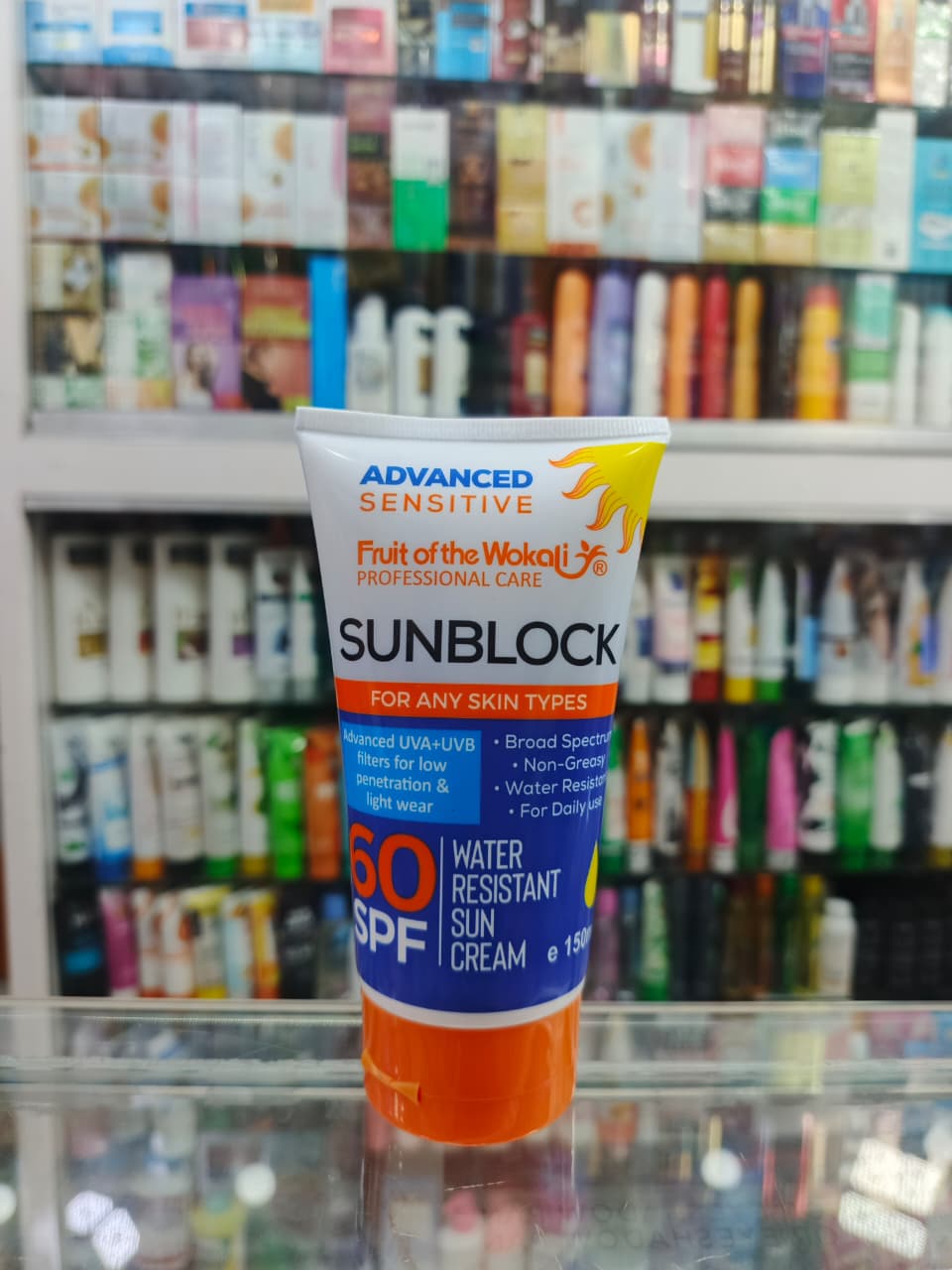 Fruit of wokali, Sunblock with advanced serum, SPF-60, 150ml