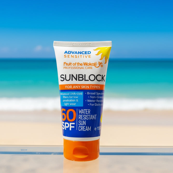 Fruit of wokali, Sunblock with advanced serum, SPF-60, 150ml