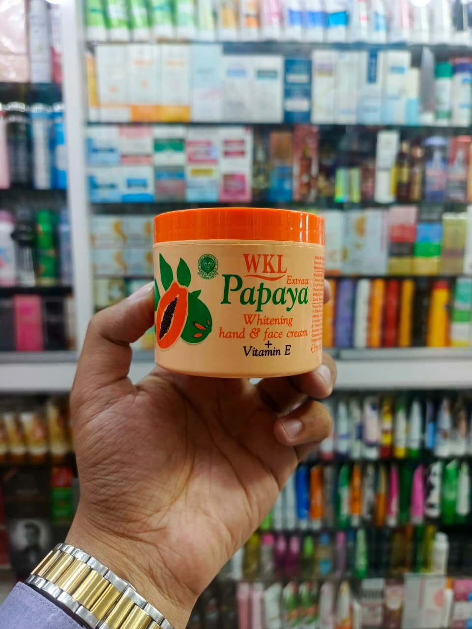 Fruit of wokali, Whitening hand & foot cream with papaya 7 vitamin E