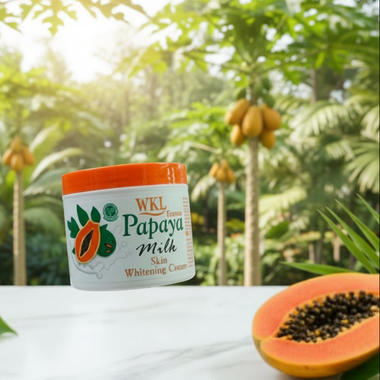 Fruit of wokali, Whitening face cream with papaya & milk exract
