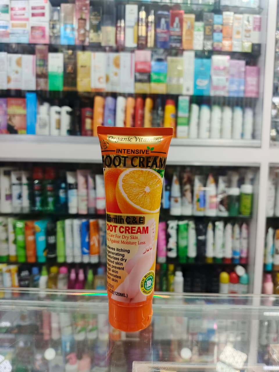 Fruit of wokali, Intensive foot cream with vitamin C&E, 120ml