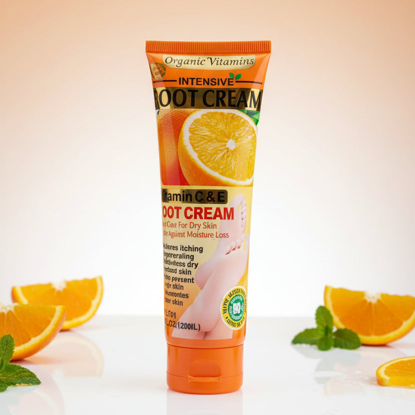 Fruit of wokali, Intensive foot cream with vitamin C&E, 120ml