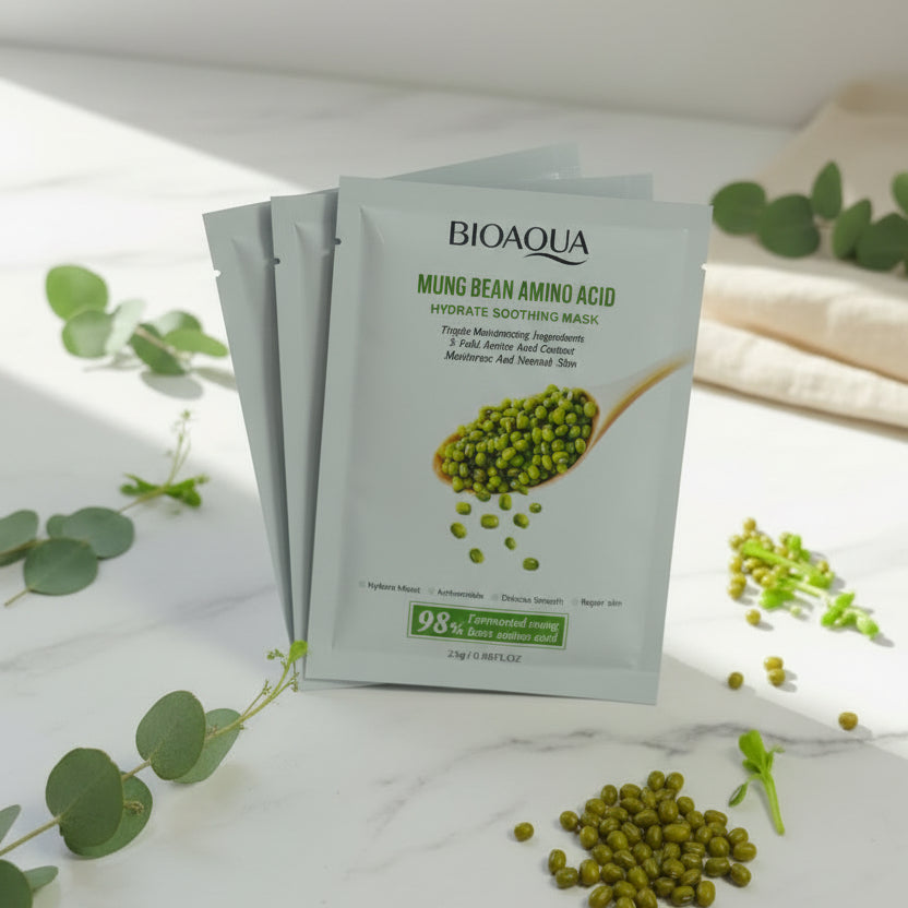 Bioaqua, Mug bean amino acis face sheet mask