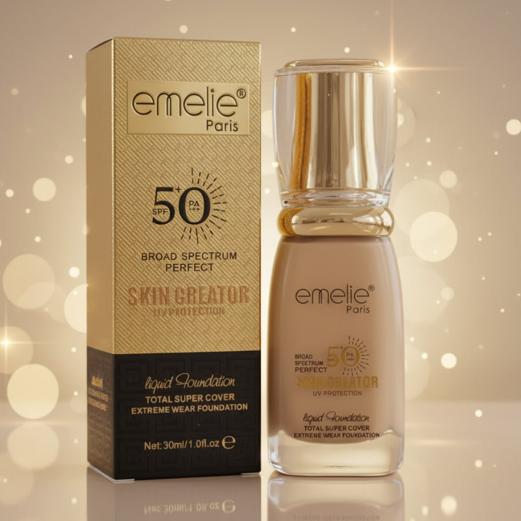 Emelie Paris Skin Creator Liquid Foundation SPF 50 Broad Spectrum