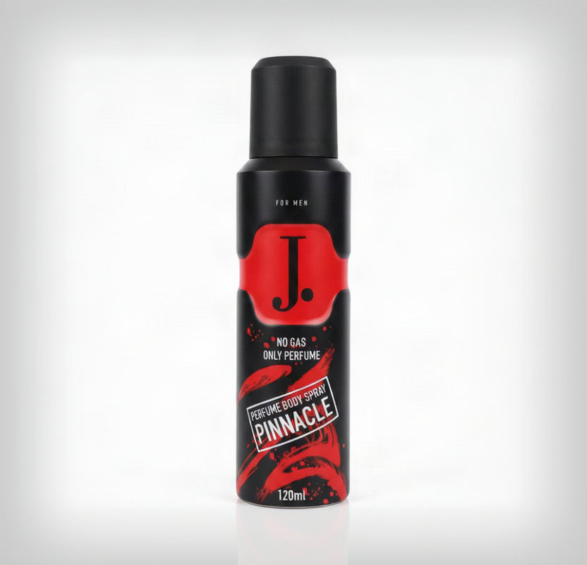 J. No gas body spray, 120ml, PINNACLE