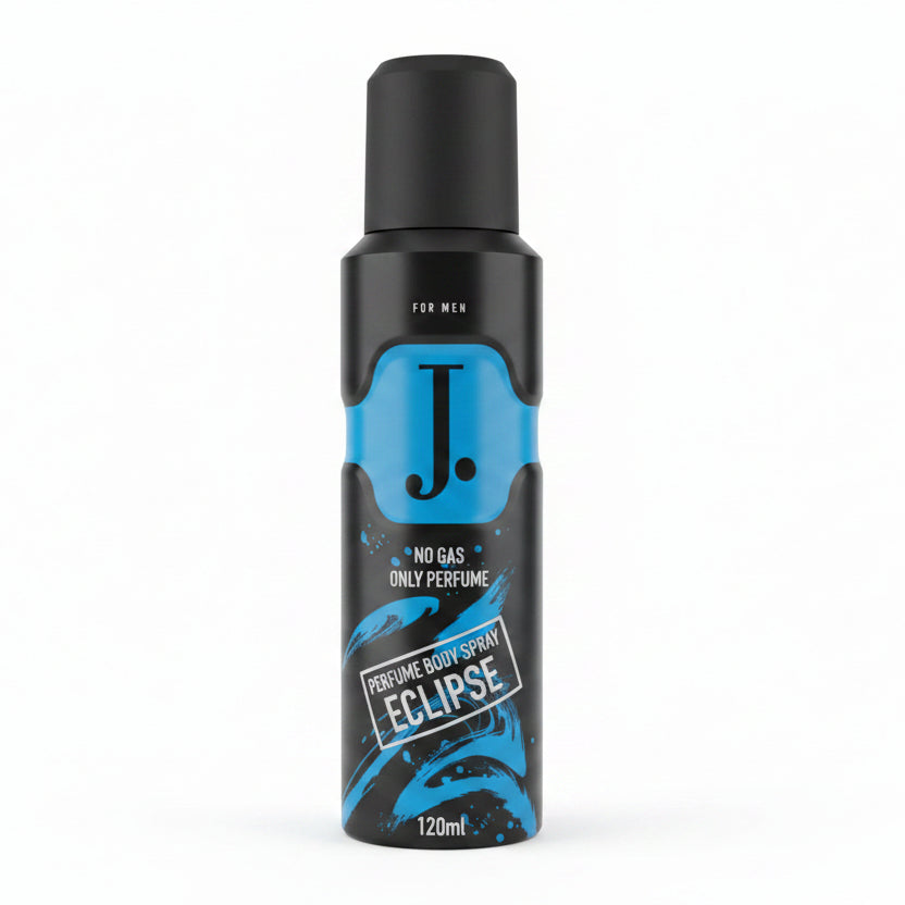 J. No gas body spray, 120ml, ECLIPSE