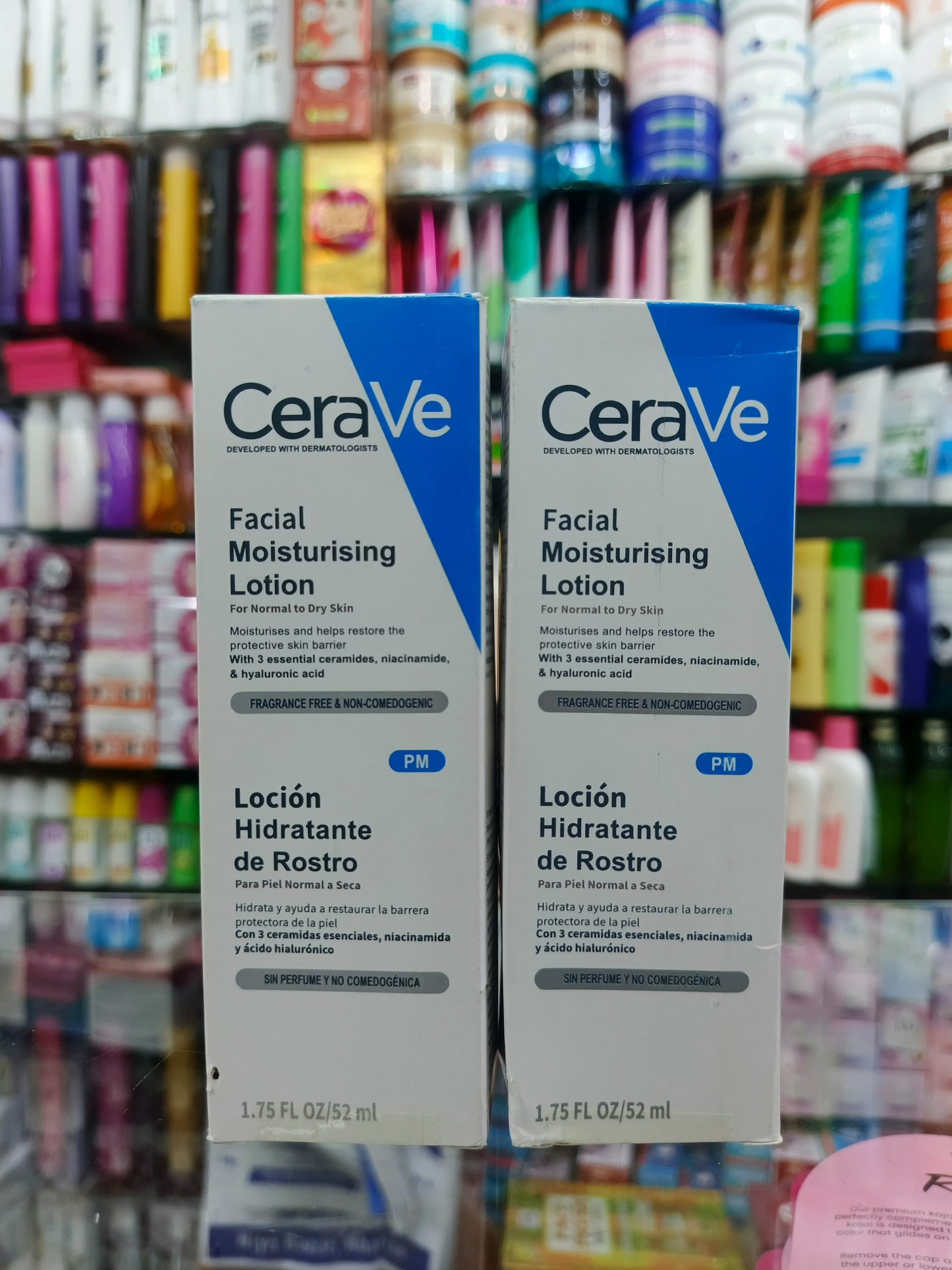 Cerave PM Facial Moisturizing Lotion Night Cream with Hyaluronic Acid and Niacinamide 52 ml