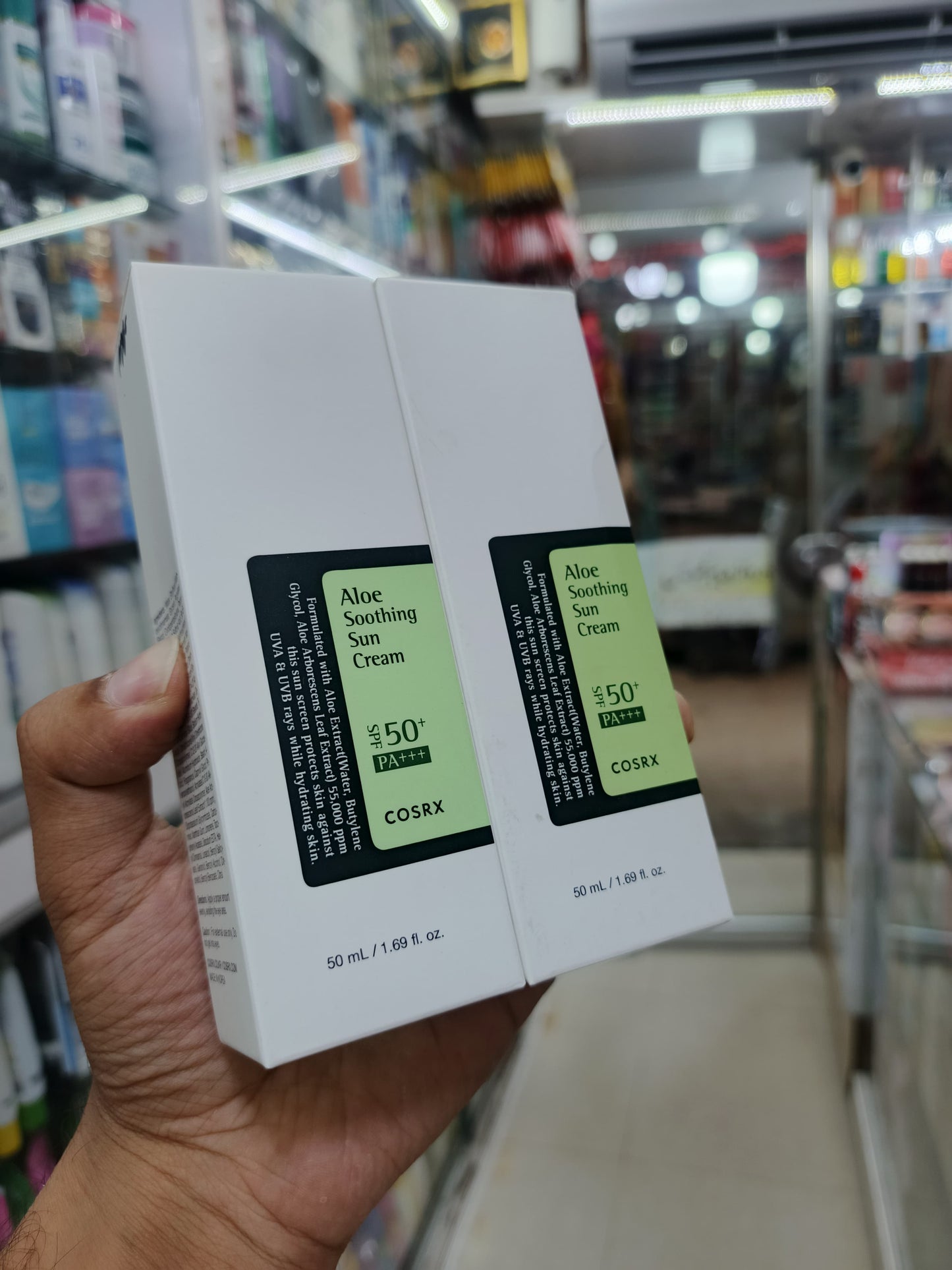 Cosrx Aloe vera 50+ spf sun cream