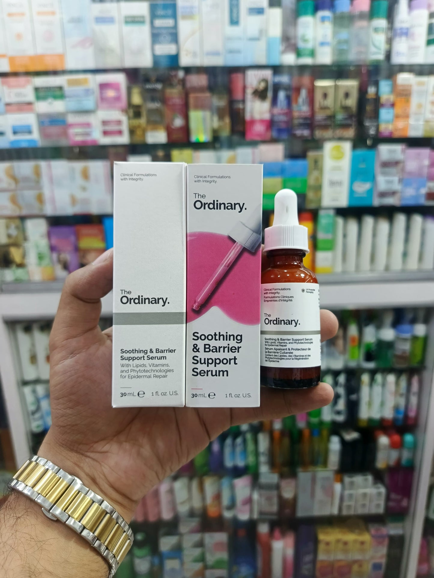The ordinary, soothing & barrier support face serum