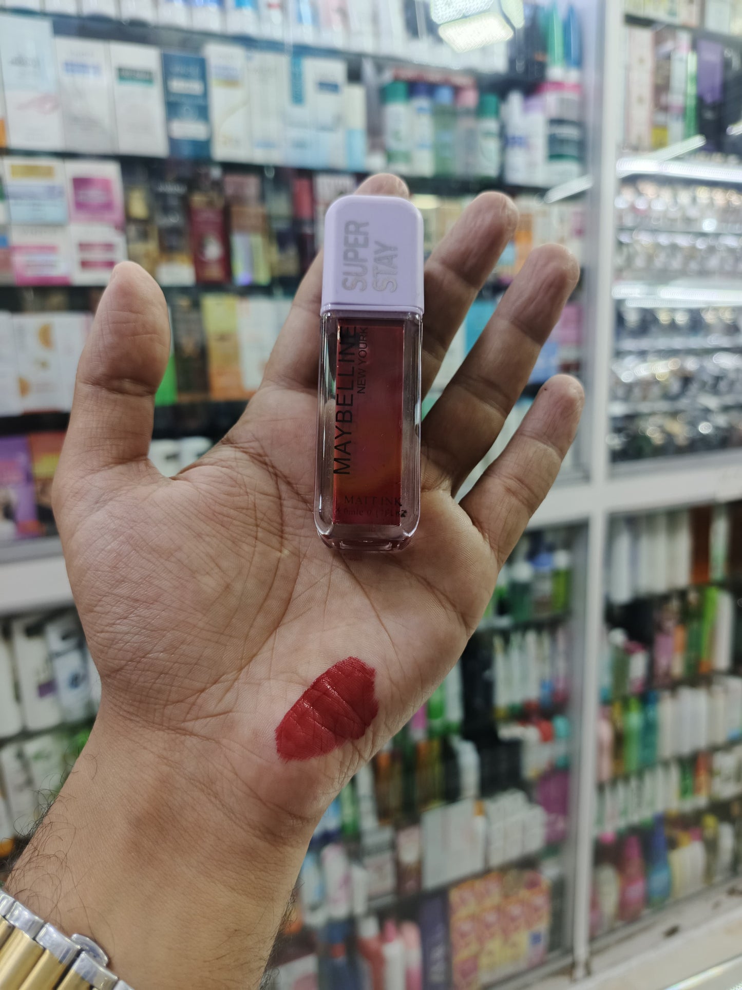Maybelline, super stay lipgloss
