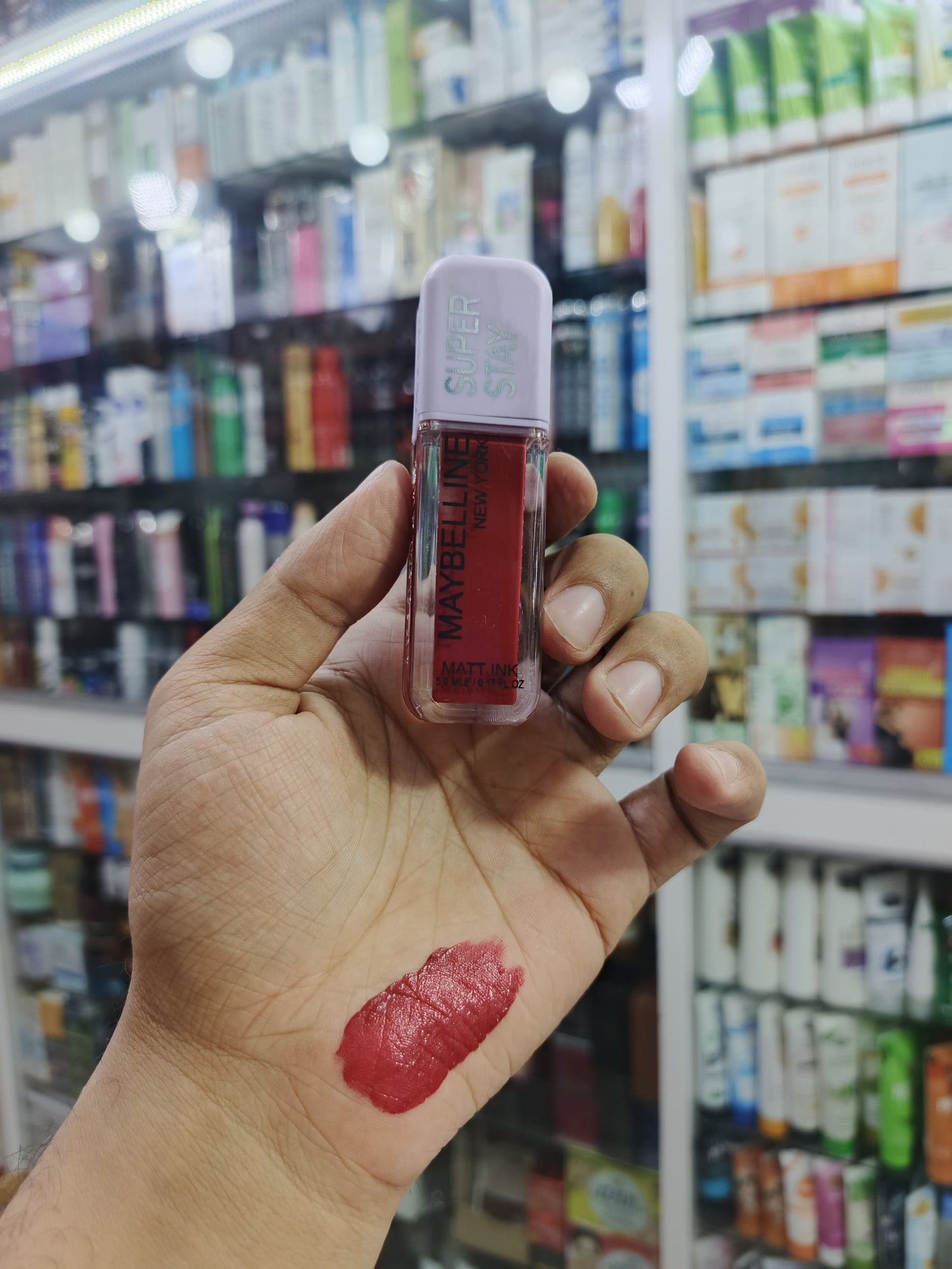 Maybelline, super stay lipgloss
