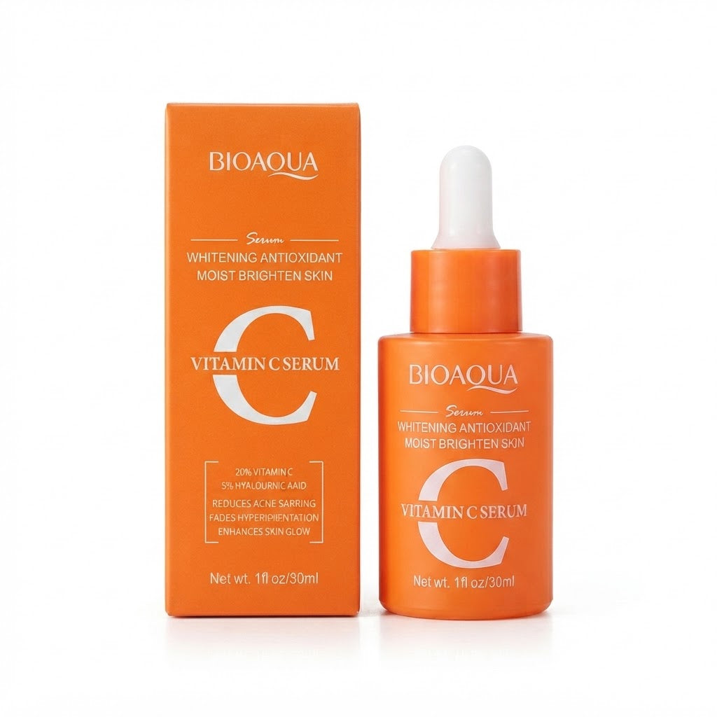 BIOAQUA Vitamin C Serum Whitening Antioxidant Moist Brighten Skin (30ml)