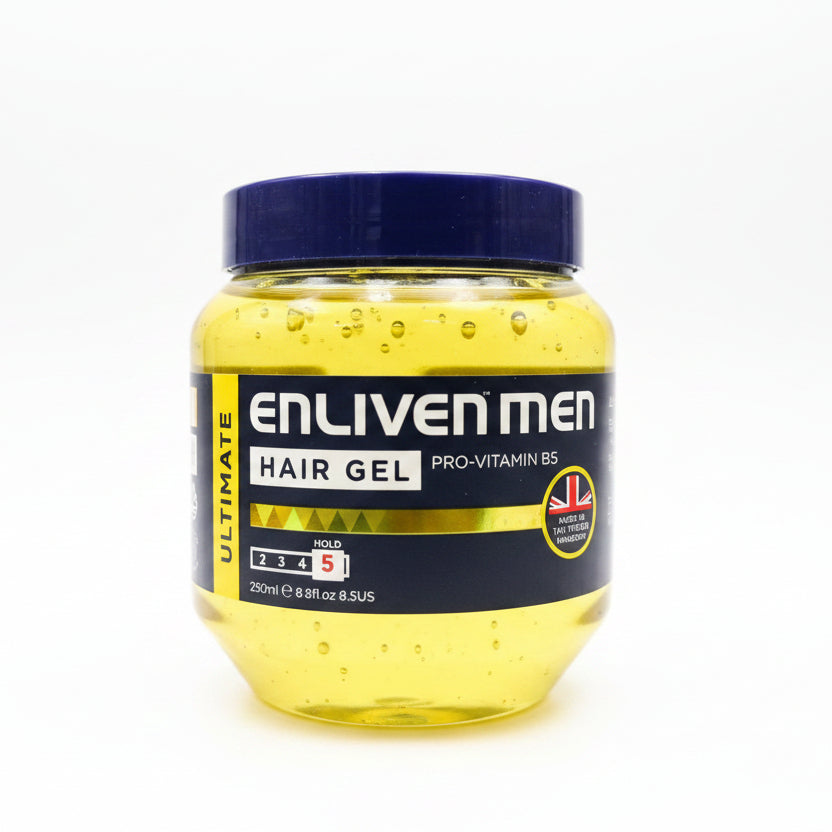 Enliven Men Ultimate Hair Gel Pro-Vitamin B5 (Hold Level 5) – 250ml
