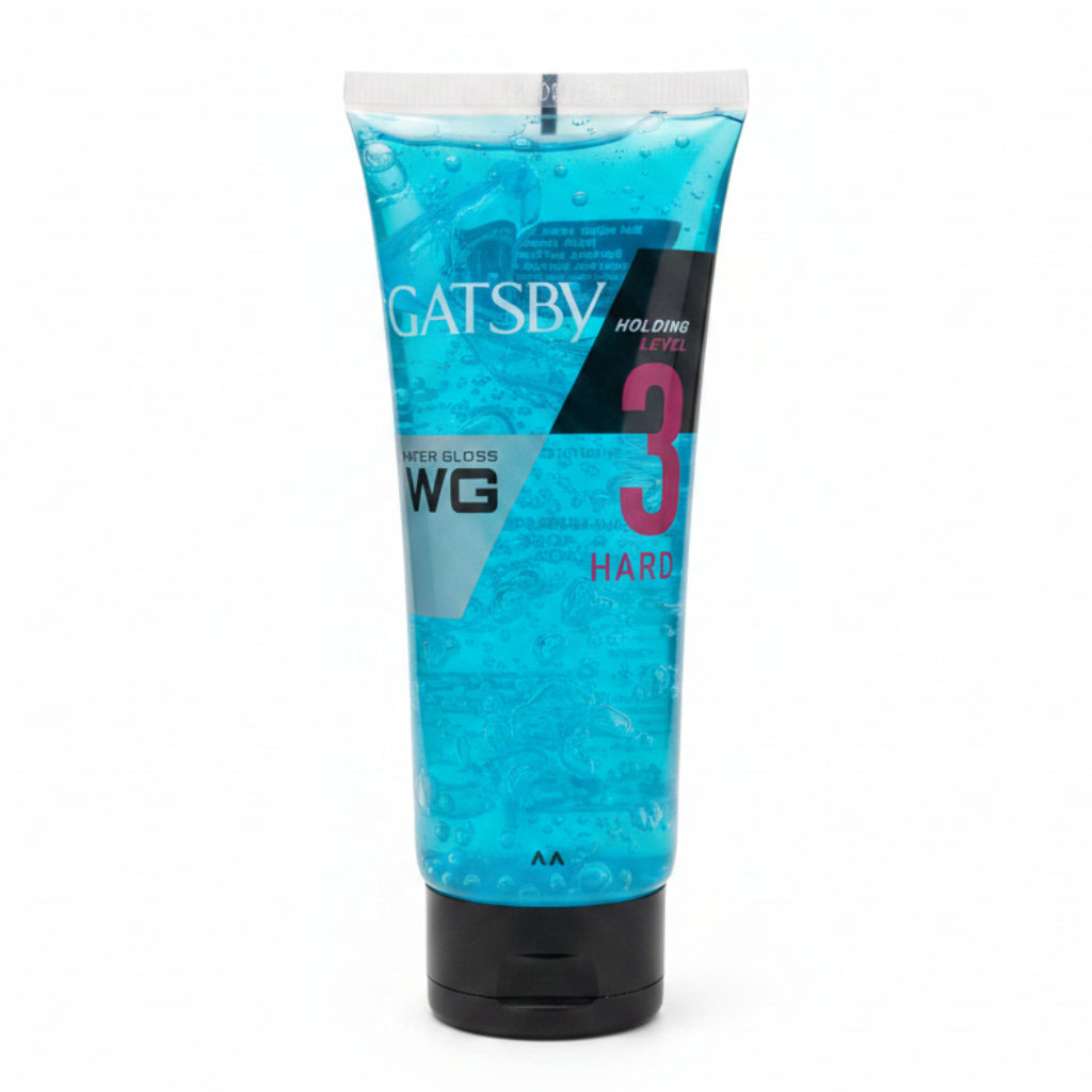Gatsby,water gloss hair gel tube, Hard 03, 100gm