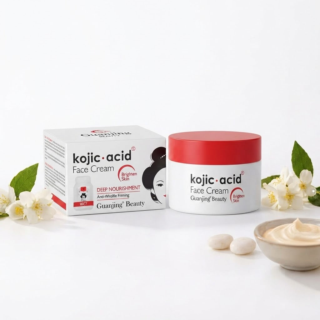 Guanjing Kojic Acid Deep Nourishing Anti-Wrinkle Face Cream - 80ml