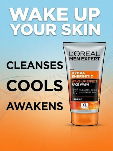 Loreal Men Expert Hydra Energetic Wake-Up Effect Face Wash (XL Size)