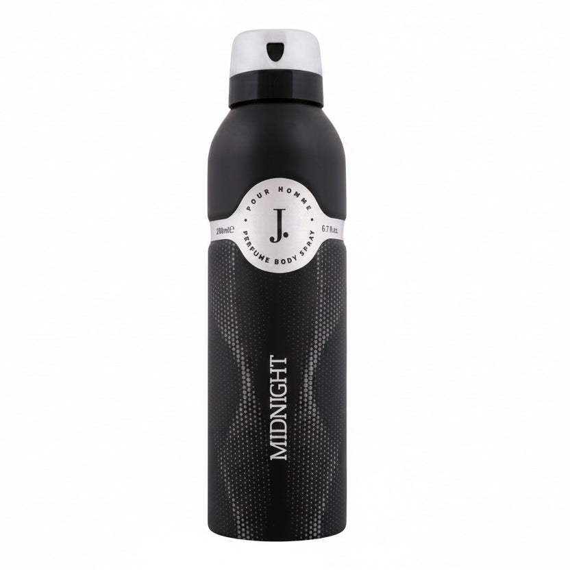 J. body spray, 200ml,MIDNIGHT