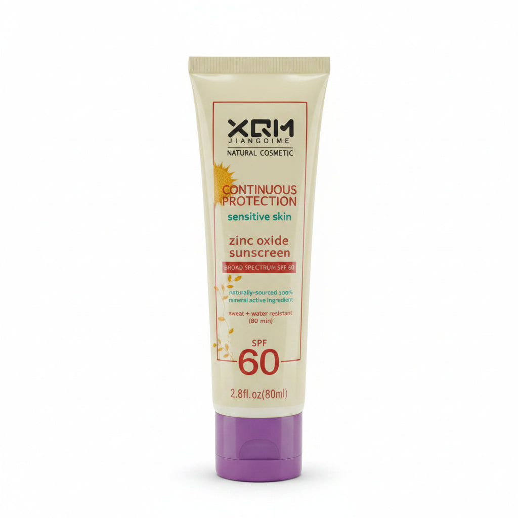 XQM (Xiangqimei) – Continuous Protection Zinc Oxide Sunscreen (Sensitive Skin) 80ml