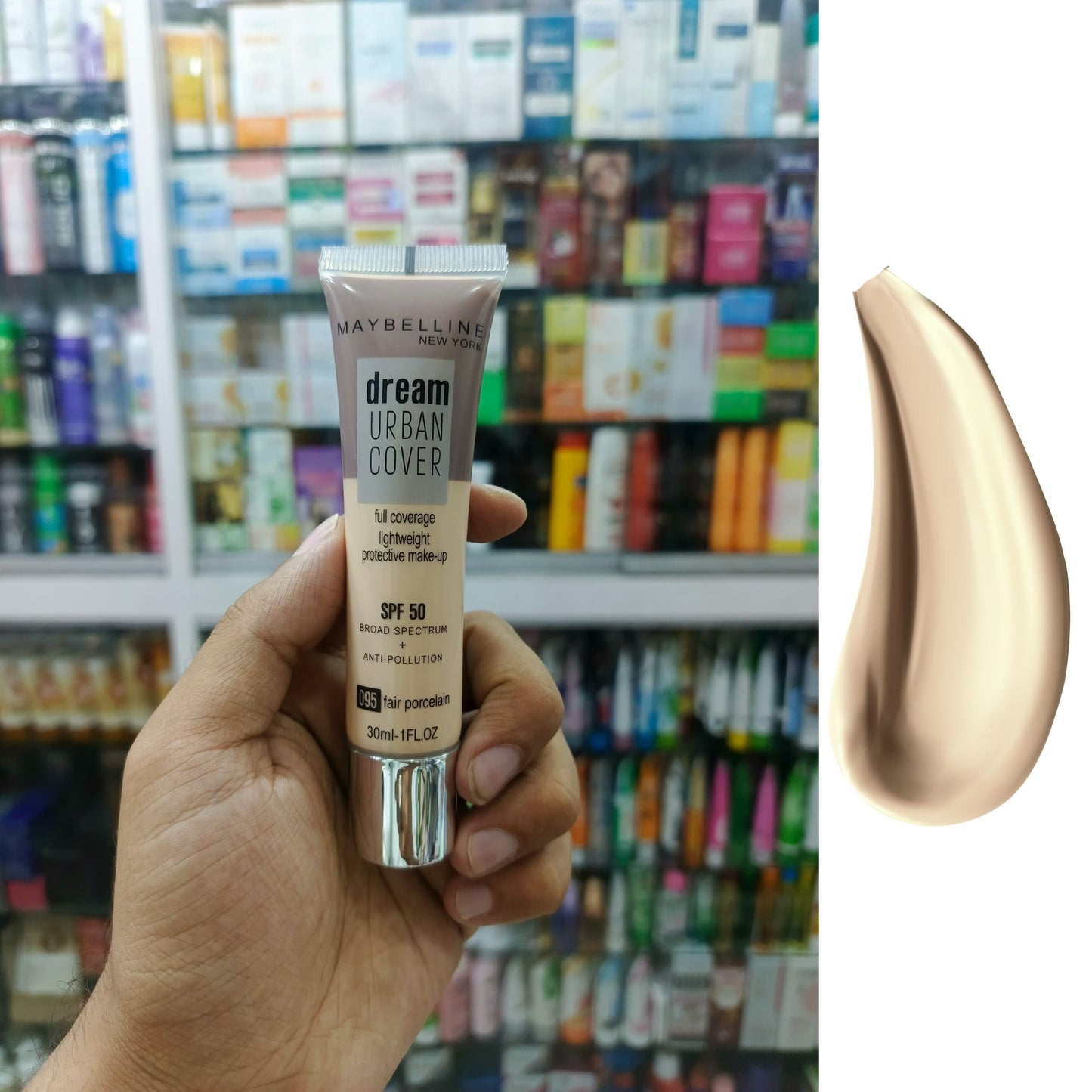 Maybelline,Dream urban cover foundation with SPF-50, 30ml