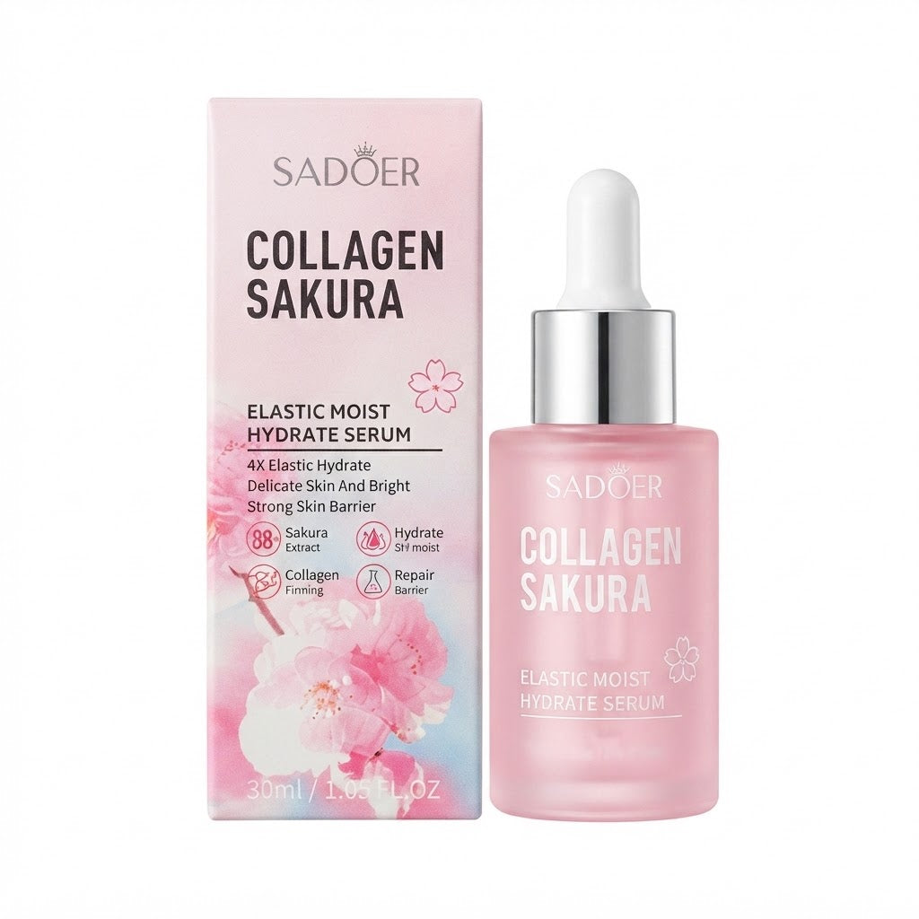 SADOER Collagen Sakura Elastic Moist Hydrate Serum (30ml)