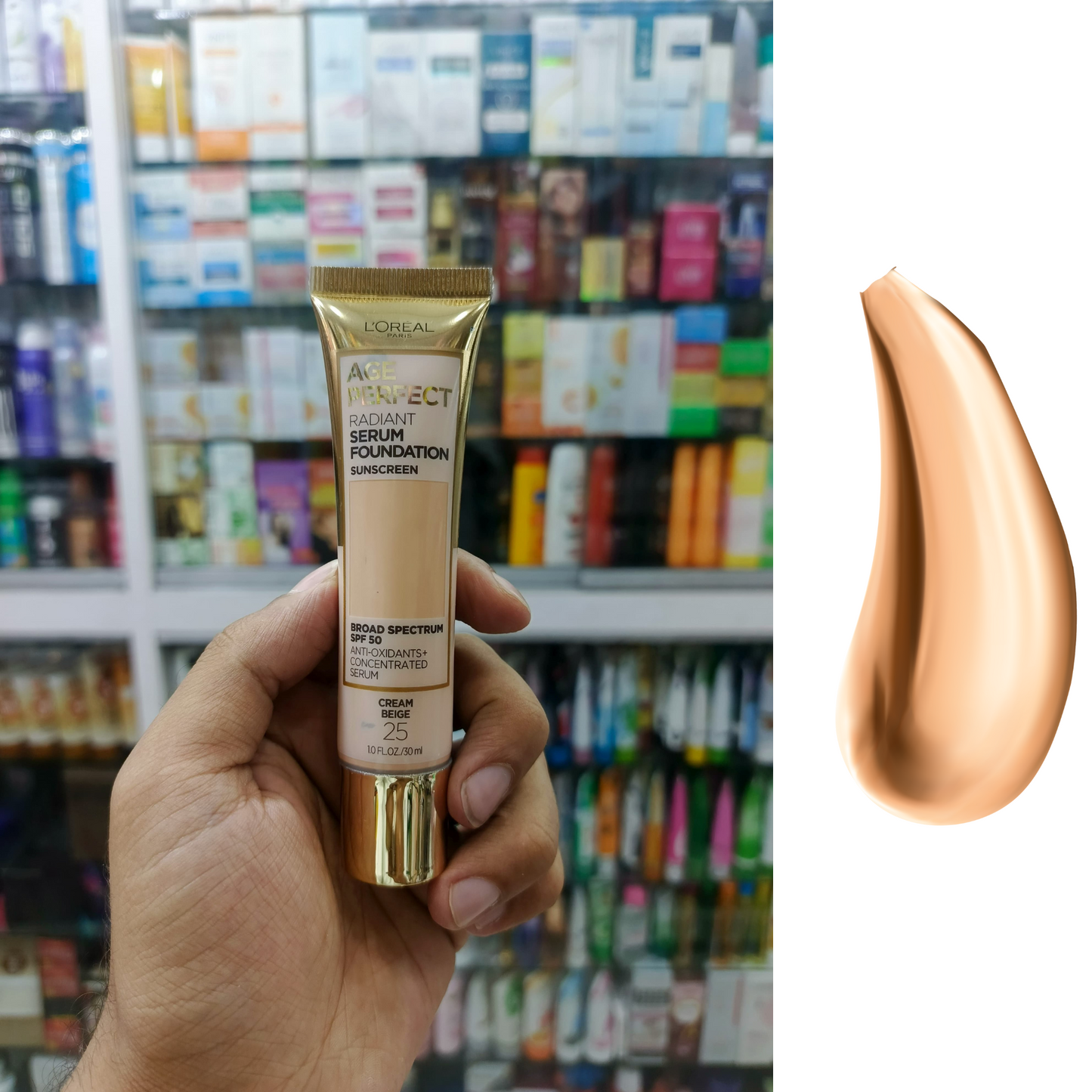 Loreal, Age perfect serum foundation, 30ml