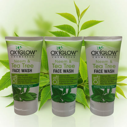 OxyGlow Neem & Tea Tree Face Wash (Oil Control)