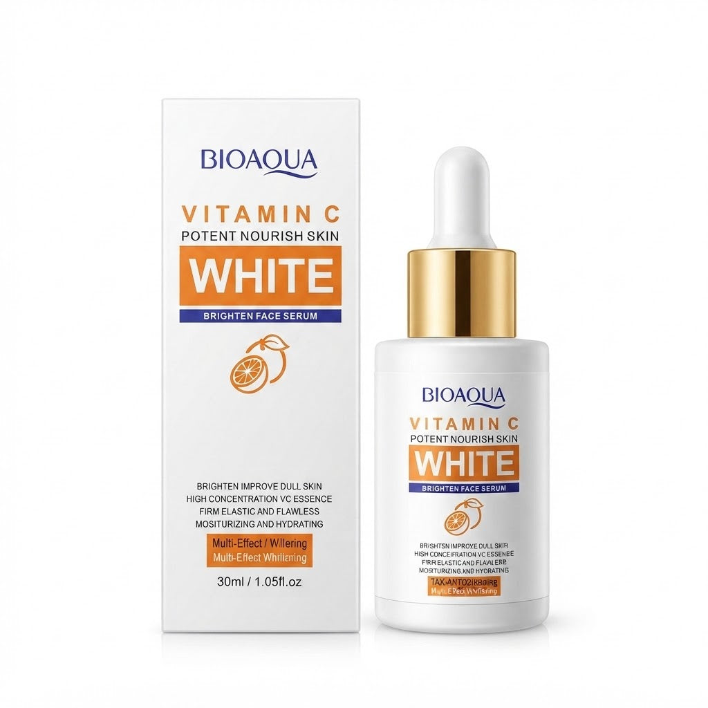 BIOAQUA Vitamin C Potent Nourish Skin White Brighten Face Serum (30ml)