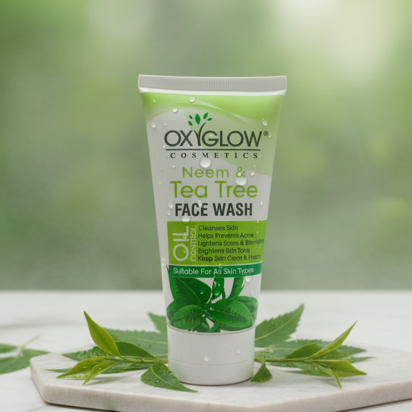 OxyGlow Neem & Tea Tree Face Wash (Oil Control)