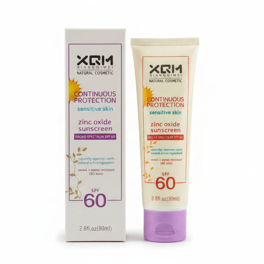 XQM (Xiangqimei) – Continuous Protection Zinc Oxide Sunscreen (Sensitive Skin) 80ml