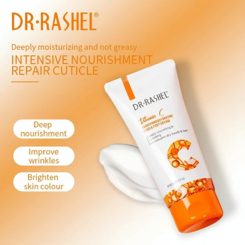 Dr. Rashel Vitamin C Brightening & Hydrating Hand & Foot Cream 100g