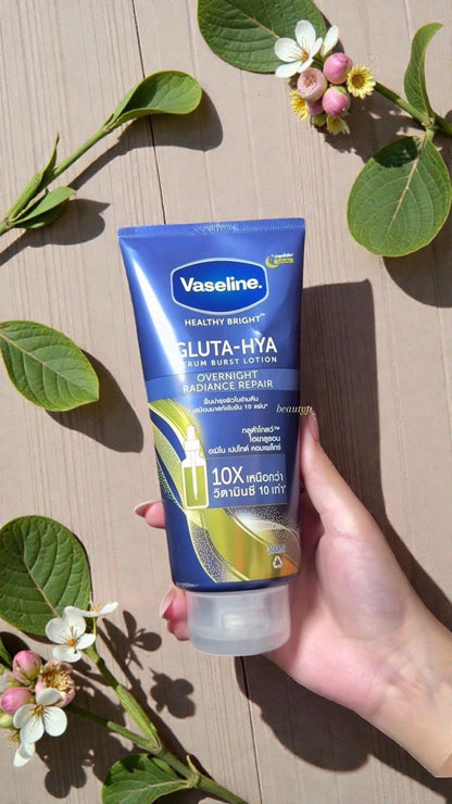 Vaseline Gluta-Hya Serum Burst Lotion Overnight Radiance Repair – 300 ml