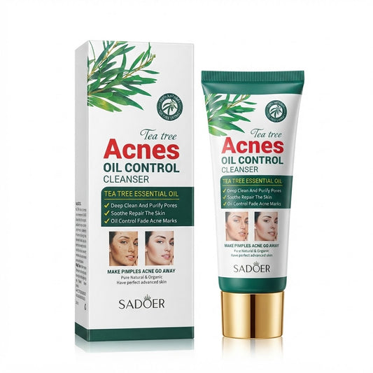 SADOER Tea Tree Acnes Oil Control Cleanser (100g)