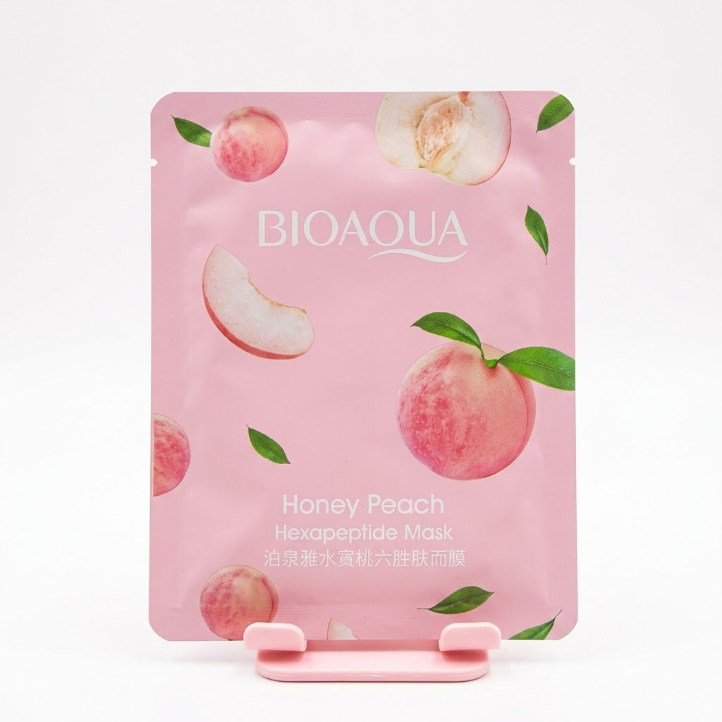BIOAQUA Honey Peach Hexapeptide Mask (25g)