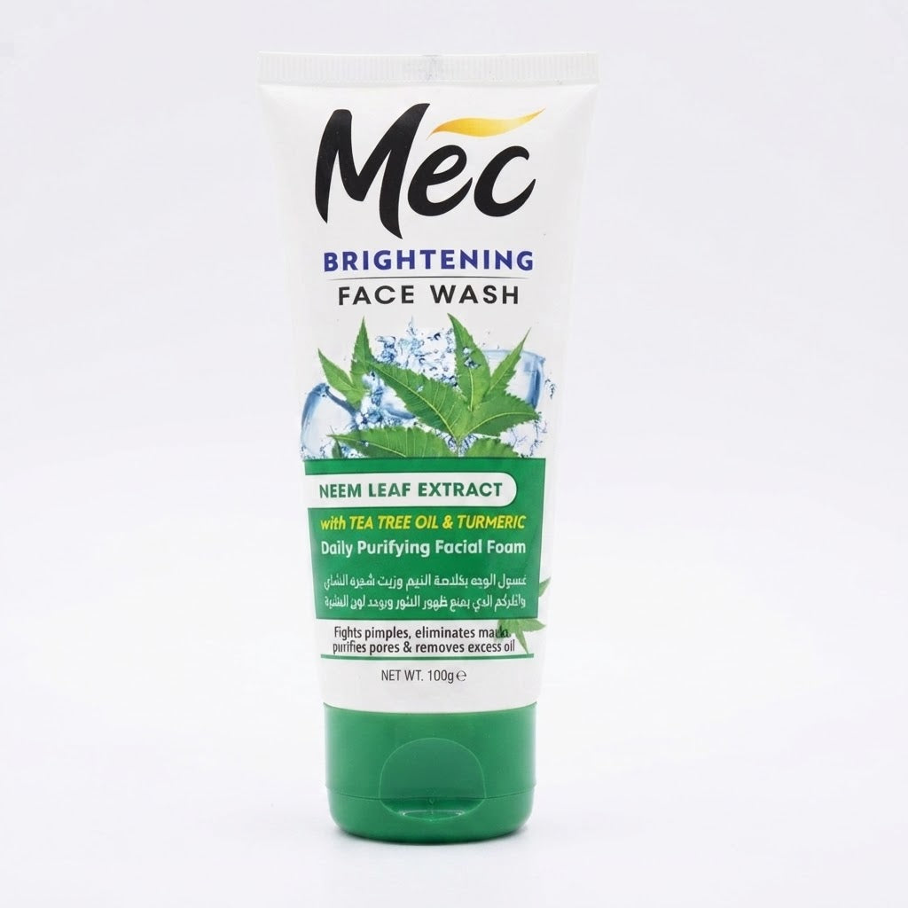 Mec Brightening Neem Leaf Extract Face Wash - 100g