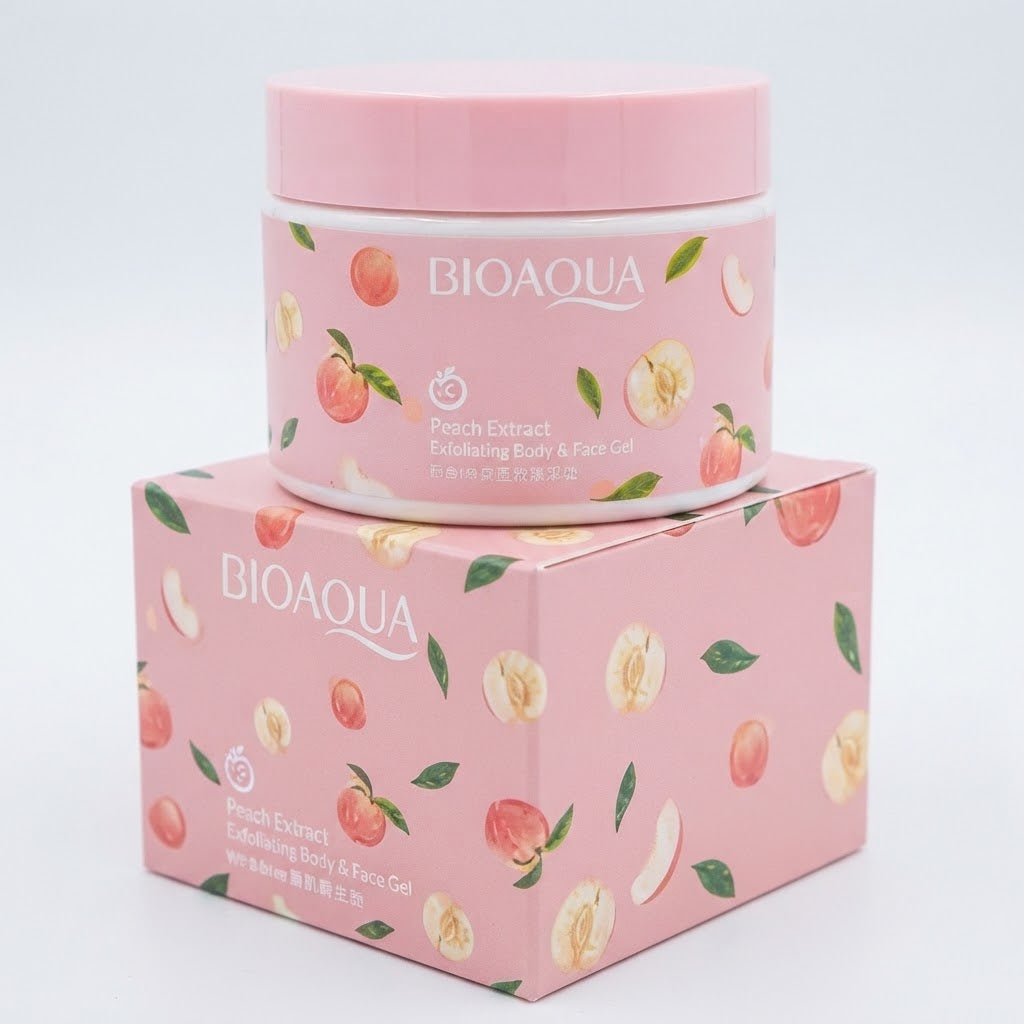 BIOAQUA Peach Extract Exfoliating Body & Face Gel
