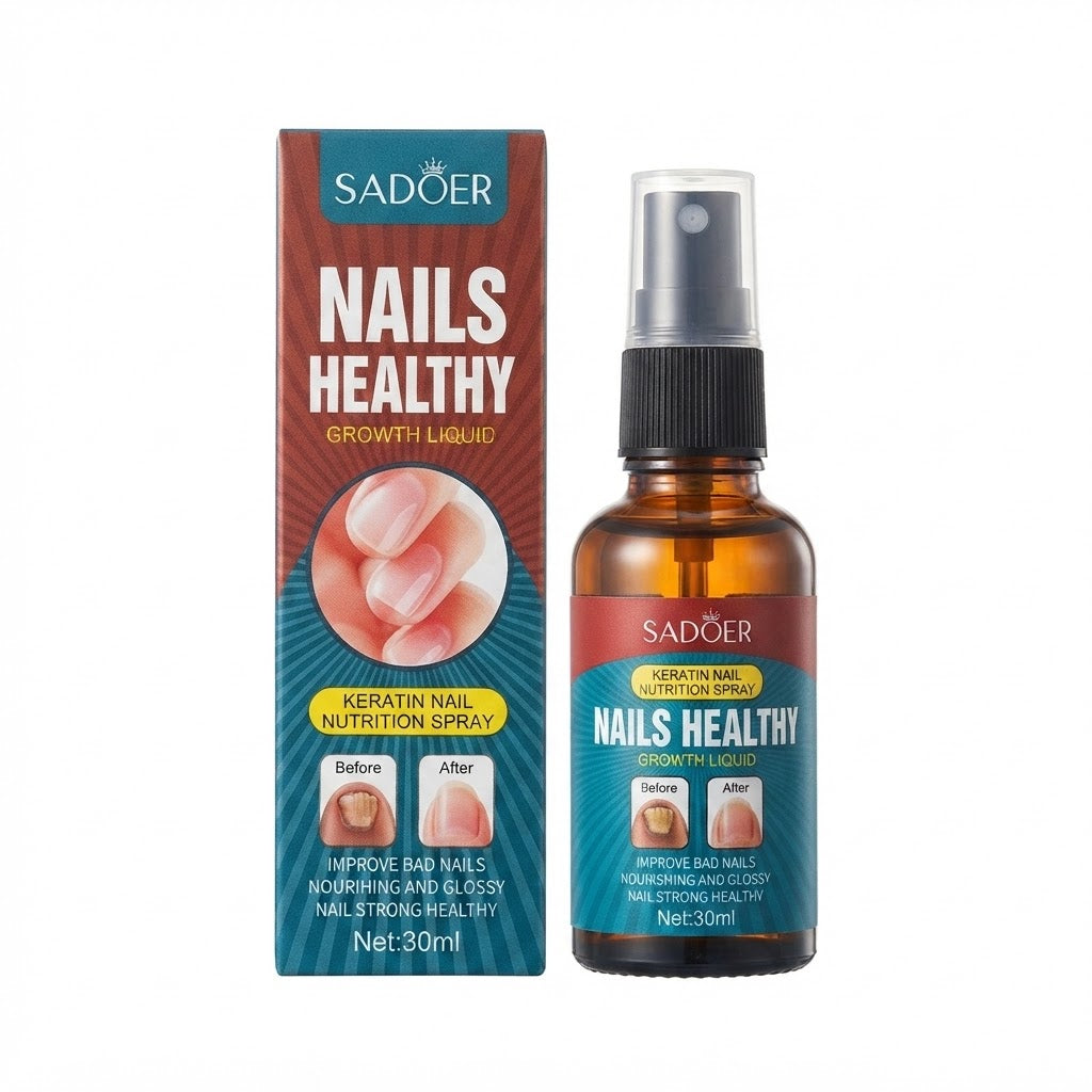 SADOER Nails Healthy Growth Liquid Keratin Nutrition Spray (30ml)