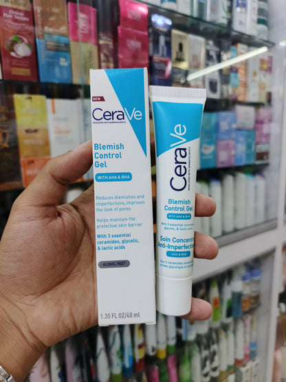 Cerave Blemish Control Gel Facial Moisturiser For Acne & Blemishes 40 ml