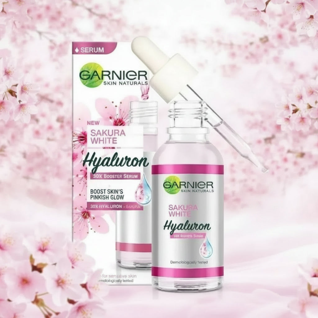 Garnier Skin Naturals Sakura White Hyaluron 30x Booster Serum 30ml