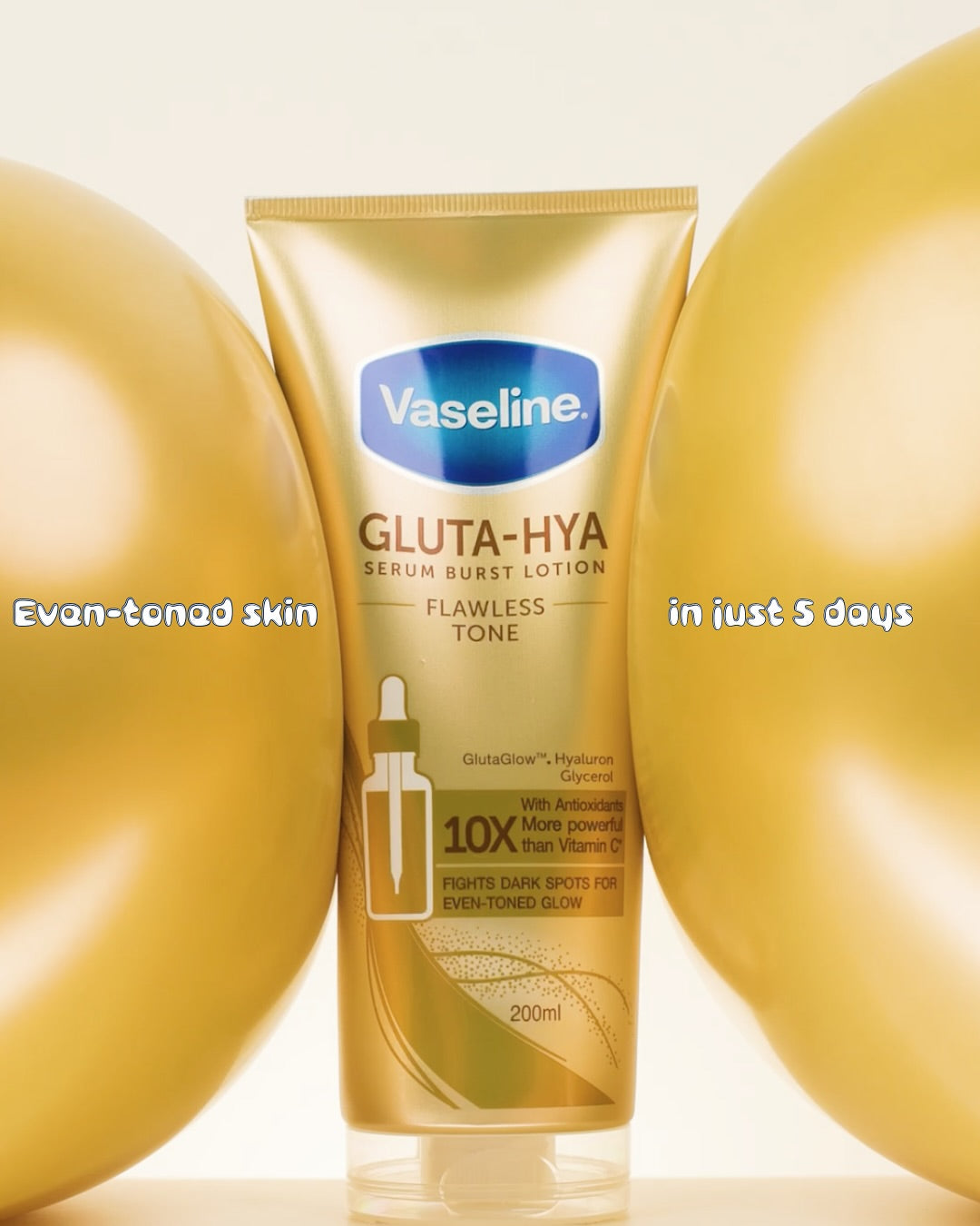 Vaseline Gluta-Hya Flawless Bright Radiance Body Lotion
