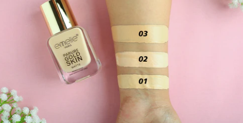 Emelie, Parure gold skin matte foundation