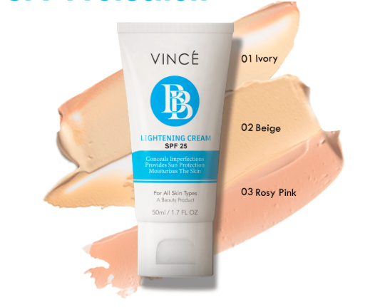 Vince, BB whitening cream, 50ml