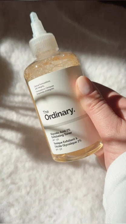 The Ordinary Glycolic Acid 7% Exfoliating Toner for Brightening & Smooth Skin