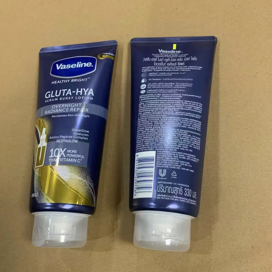Vaseline Gluta-Hya Serum Burst Lotion Overnight Radiance Repair | Brightening & Deep Hydration