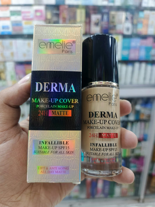 Emelie derma 24H matte foundation