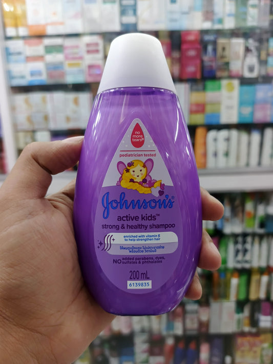 Johnsons, active kids strong & healthy shampoo 200ml